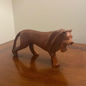 Wooden Handcarved Lion